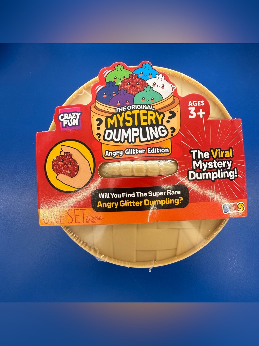 Crazy Fun Mystery Dumpling Angry Glitter Edition Viral Squishy NEW Sealed 2026
